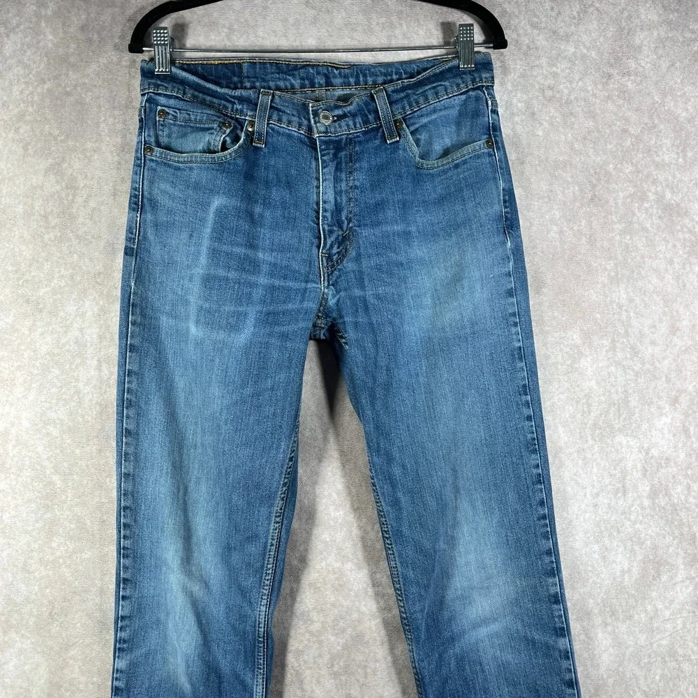 Levi's 511 Jeans Mens Size 32X34 Blue Medium Wash Denim Straight Leg‎ Everyday